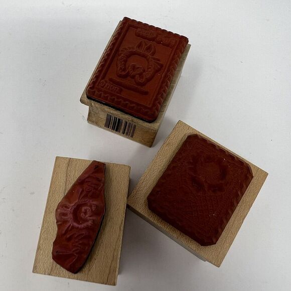 FURS CLASS POSTAGE All Night Media Vintage Rubber Stamp 362D 349D Bunny Humor - Picture 6 of 7